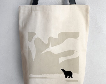 Legends of the North Polar Bear Tote