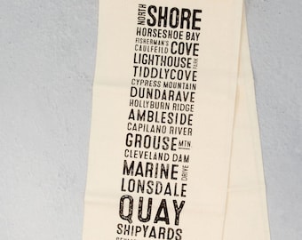 North Shore Neighbourhood Tea Towel