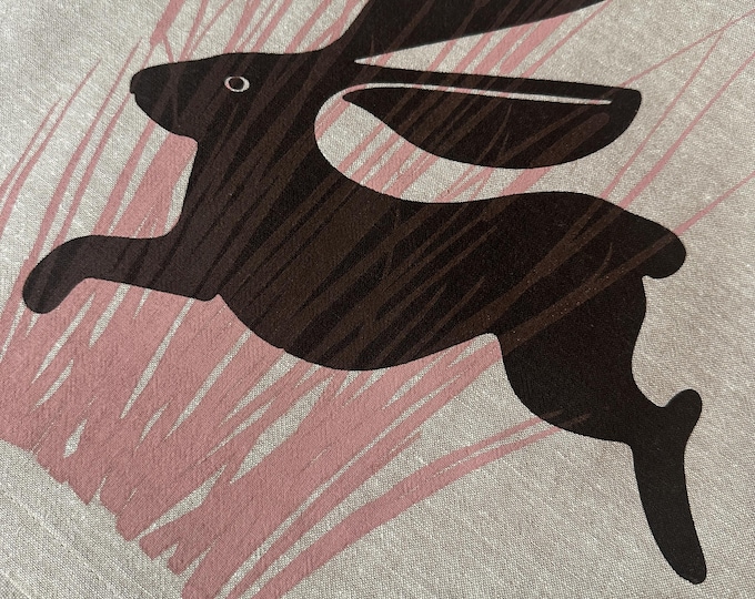 Abstract Animals Rabbit Tea Towel