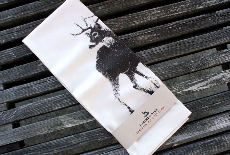 Canadian Buck Tea Towel image 8