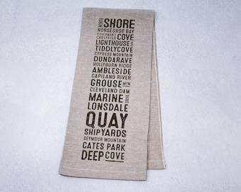 North Shore Neighbourhood Tea Towel