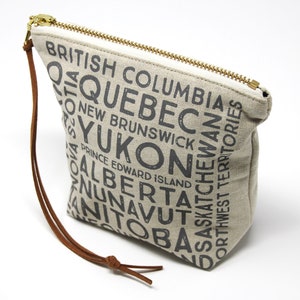 Canada Provinces Clutch