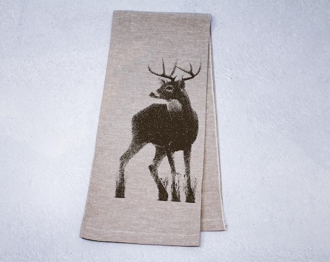 Canadian Buck Tea Towel