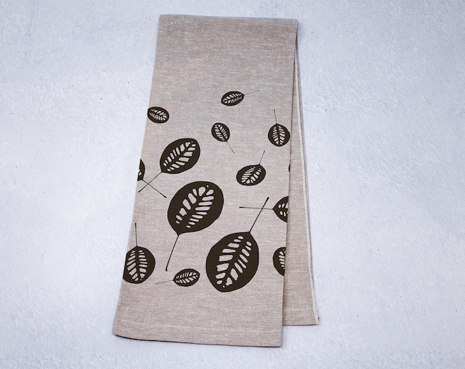 North Shore Autumn Leaves Tea Towel