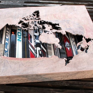 22 x 18&quot; Canada Map Shadow Box
