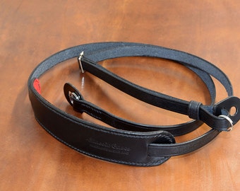 Leather camera strap made from high quality English leather