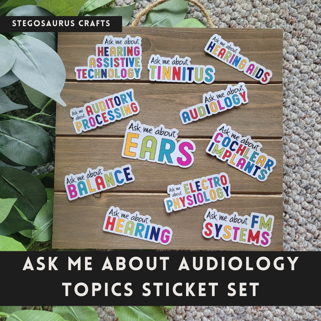 AMA Audiology Sticker Set - A Must-have for Audiologists and Hearing ...