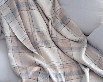 Alpaca woven throw - alpaca woven blanket - hand woven - woven comforter