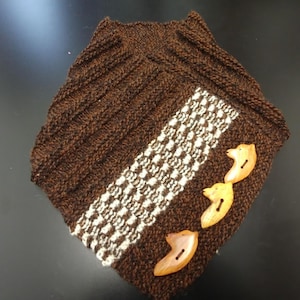 knitting pattern - rice field collar pattern - pdf document to download - knitted collar