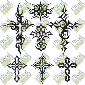 Vector - Tribal Cross - Digital Download