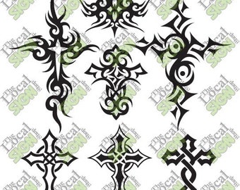 Vector - Tribal Cross - Digital Download