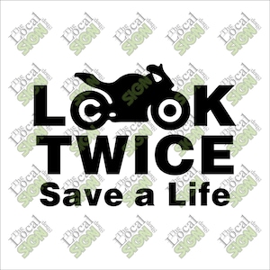 Vector - Look Twice Save a Life - Digital Download
