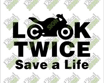 Vector - Look Twice Save a Life - Digital Download