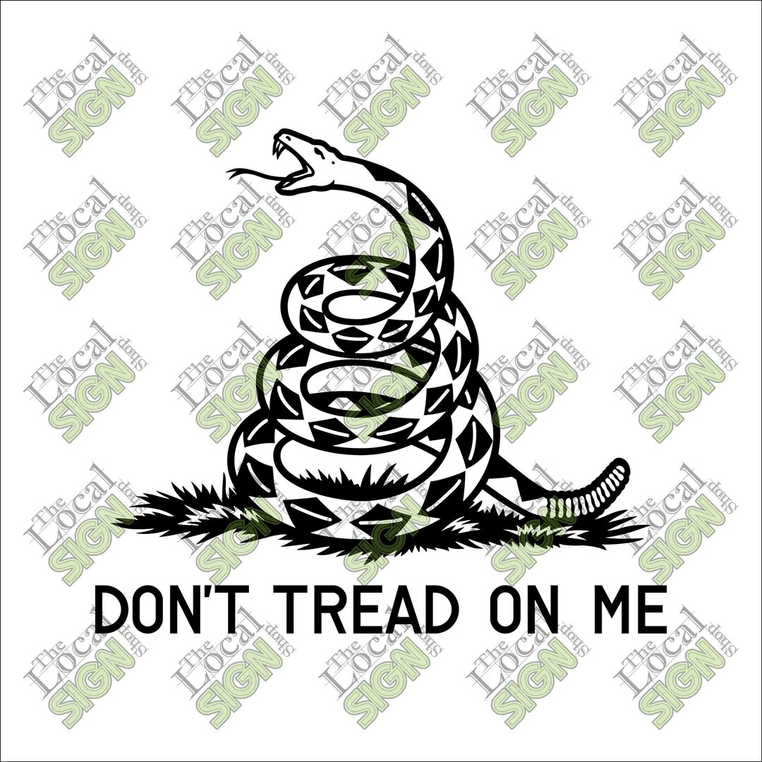 Vector - Don't Tread on Me - Digital Download - Etsy