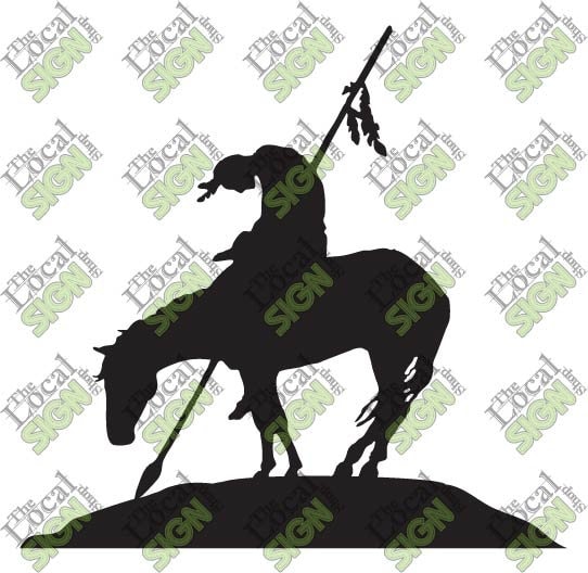 Vector End of the Trail Indian on Horse Digital Download Etsy