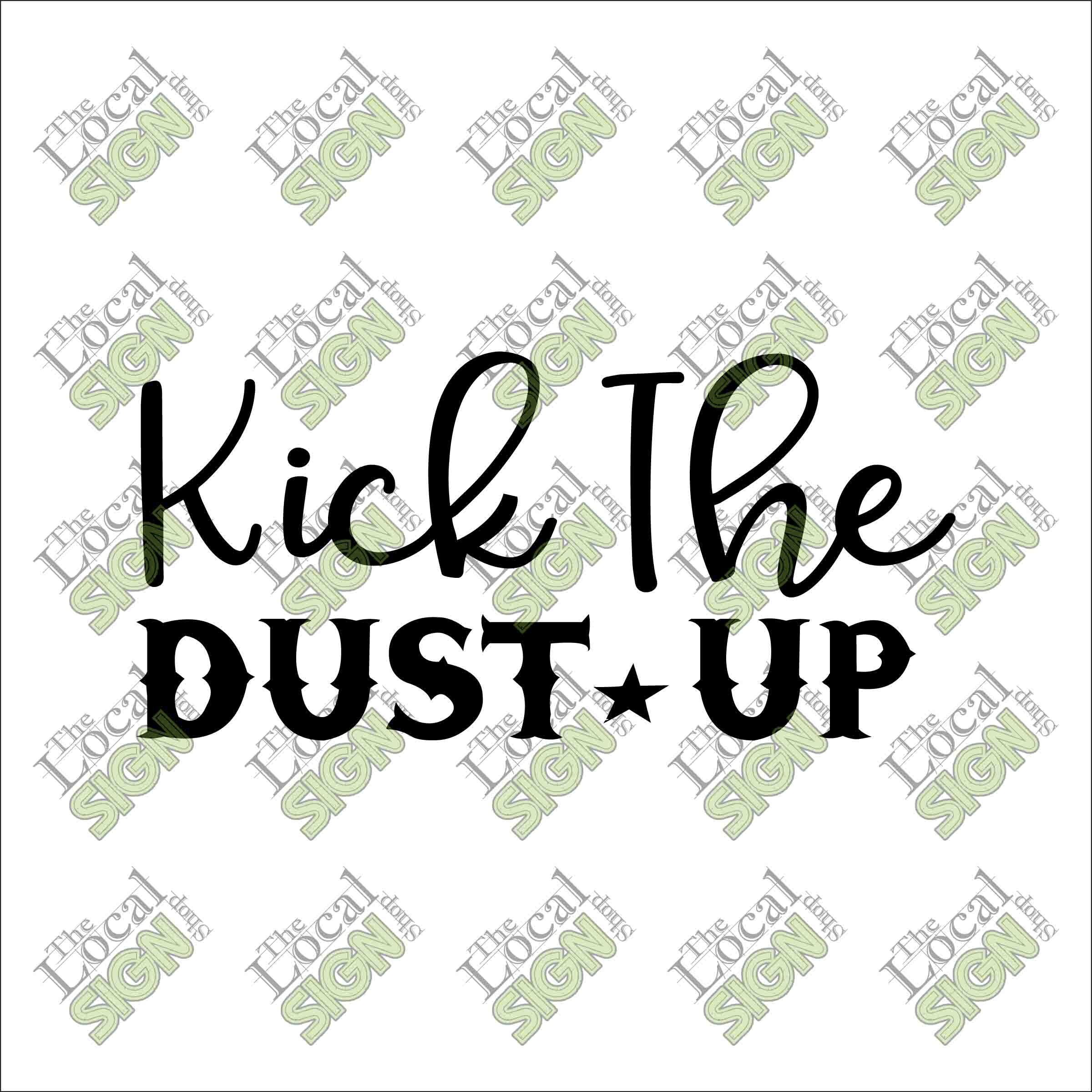 Vector Kick the Dust up Digital Download Etsy