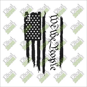 Vector - We the People Flag - Digital Download
