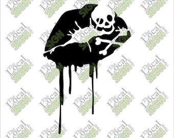 Vector - Skull and Crossbones Lips- Digital Download