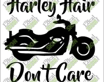 Vector - Harley Hair Don't Care - Digital Download