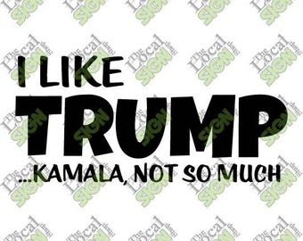 Vektor - Jag gillar Trump - Digital nedladdning