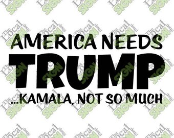 Vektor - Amerika behöver Trump - Digital nedladdning