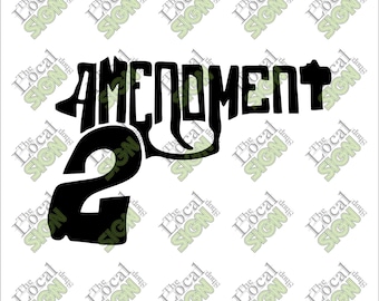 Decal - 2nd Amendment - Vinyl