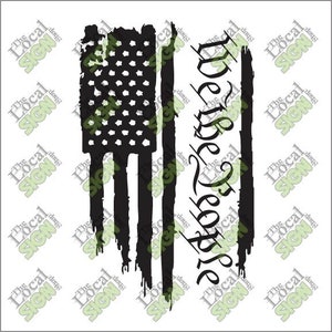 Vector - We The People American Flag - Digital Download