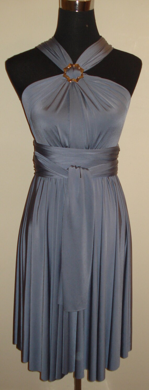 grey multiway dress