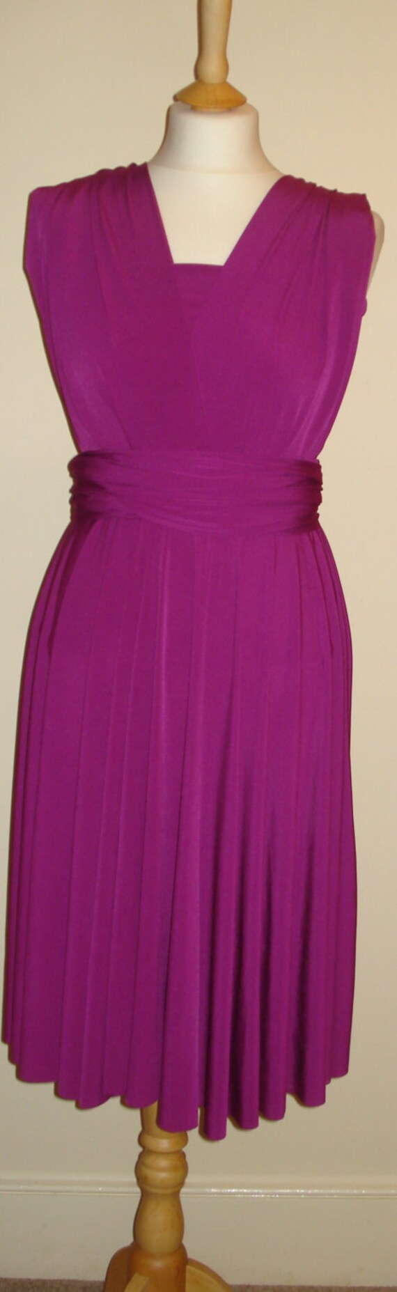 magenta infinity dress