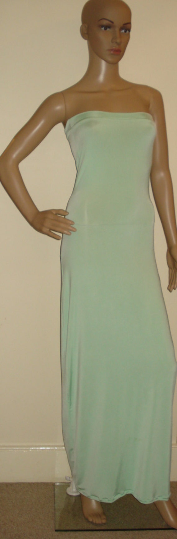 Soft Mint Green Bandeau Dress Tube Dress Maxi Tube Dress Sun Etsy