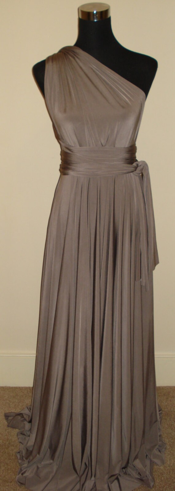 Mocha Bridesmaid Dress Prom Formal Evening Dress Cocktail Etsy