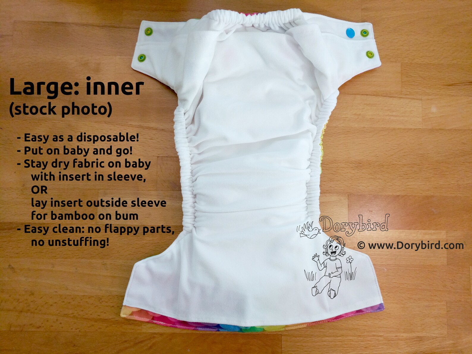 Large Cloth Diaper 2235 lbs Rainbow Handprints toddler Etsy