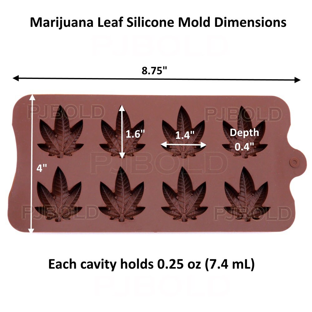 Marijuana Cannabis Hemp Leaf Silicone Molds Candy Weed Pot Etsy
