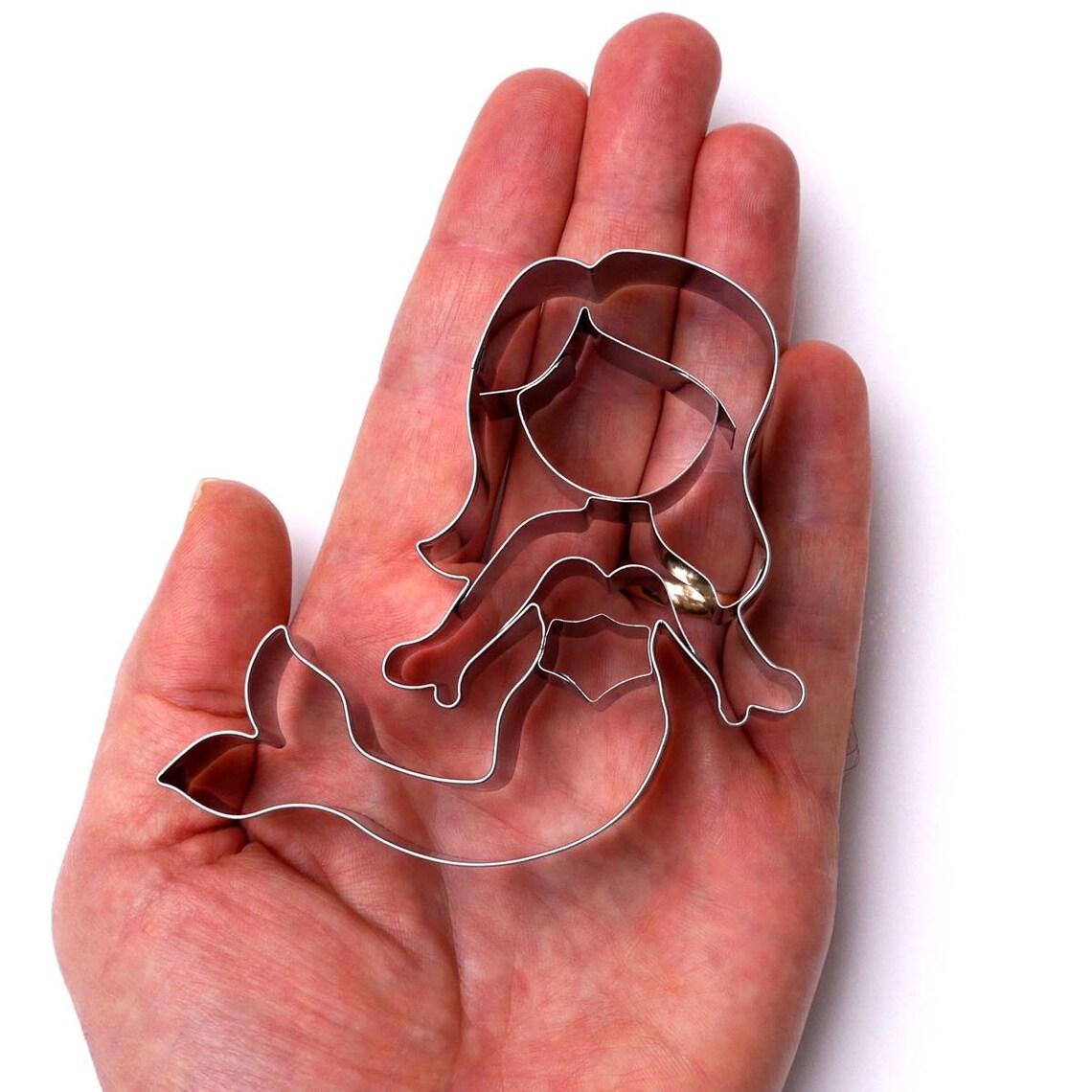 Swimming Mermaid Cookie Cutter Stainless Steel USA Free Etsy