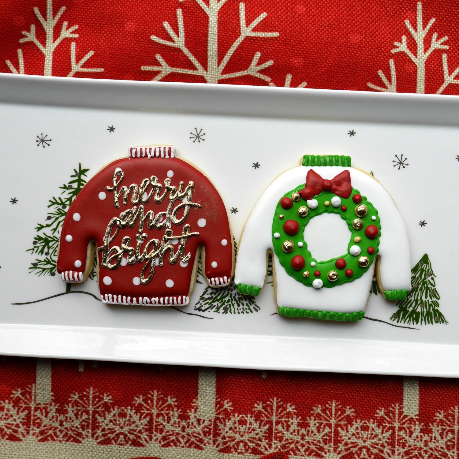 Ugly Christmas Sweater Cookie Cutter Stainless Steel USA Etsy