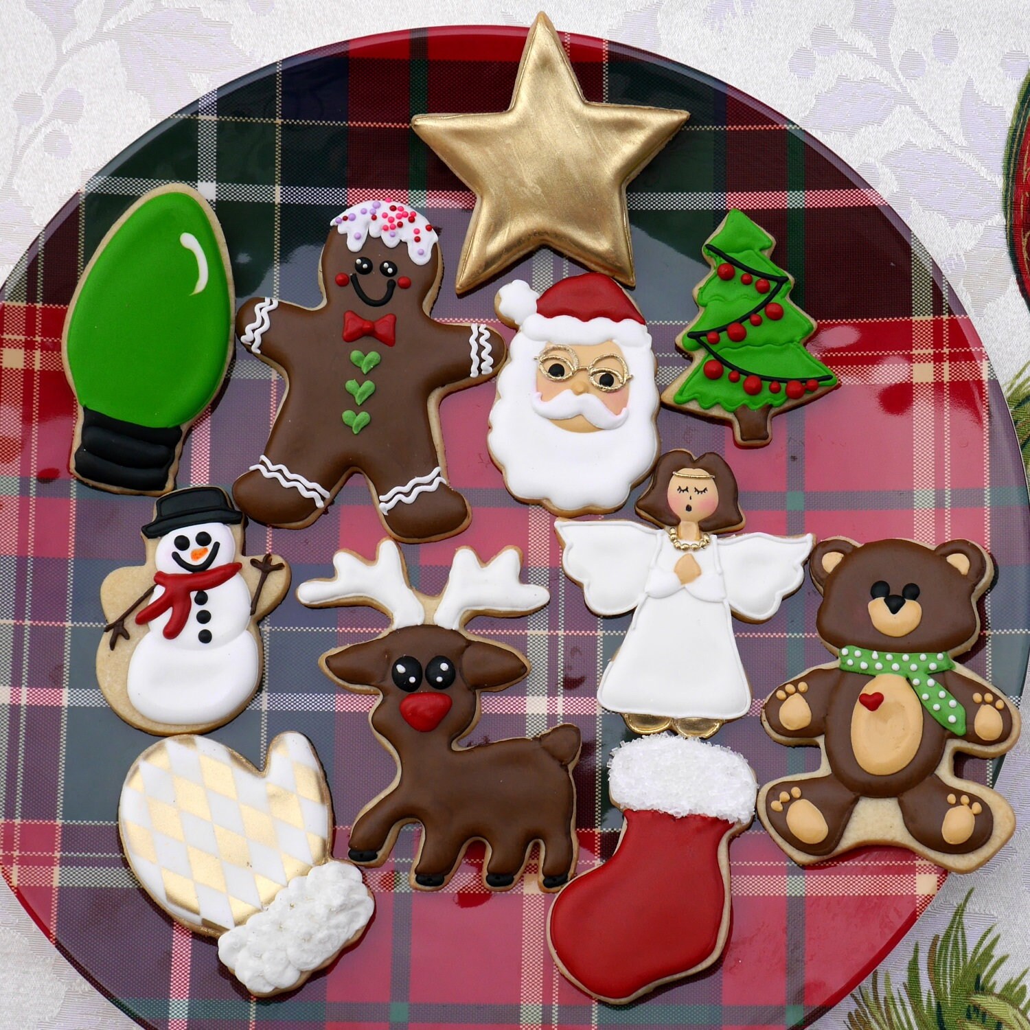 Christmas Cookie Cutter Set 15 Piece Stainless Steel USA | Etsy
