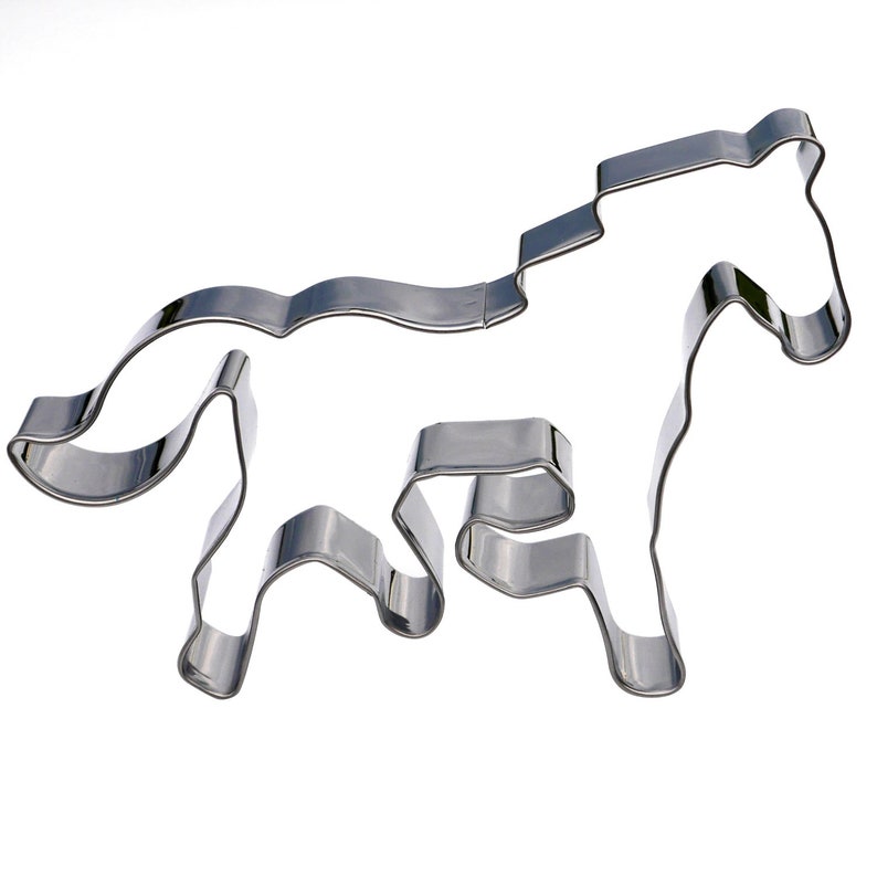 Horse Cookie Cutter Stainless Steel USA Free Shipping Etsy