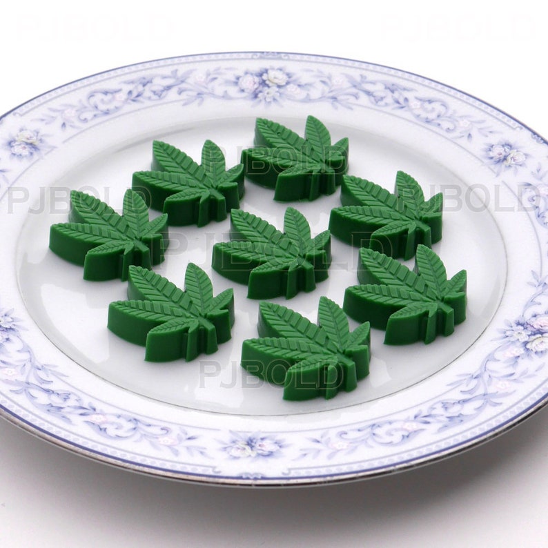Marijuana Cannabis Hemp Leaf Silicone Molds Candy Weed Pot Mold Chocolate Gummy USA Free Shipping