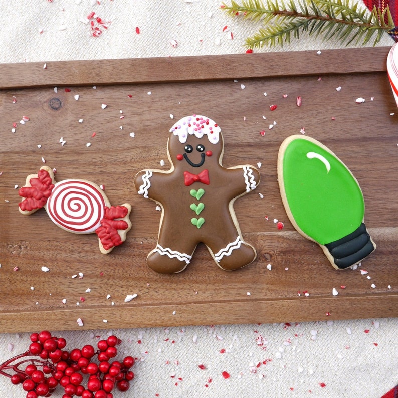 Christmas Light Bulb Cookie Cutter Stainless Steel USA  Etsy