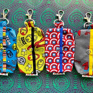 The Avengers Dog Poop Bag Holders Marvel Dog Waste Bag Captain America Iron Man Spiderman Marvel Dog Poop Bag Holder for Dog Lover Gift
