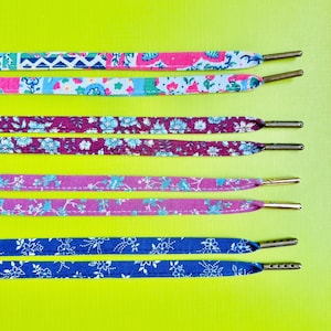 Shoelaces Cotton Floral Fashion Shoelace Summer Festival Accessory Shoelace Sneakers Gift for Her