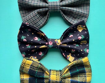 Pajaritas grandes para perros Pajarita para vacaciones de verano Pajarita para perros de Pascua Pajarita para disfraz Accesorio de moda para perros de Nochevieja