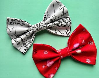 Pajaritas grandes para perros Pajarita para vacaciones de verano Pajarita para perros de Pascua Pajarita para disfraz Accesorio de moda para perros para el Día de San Valentín