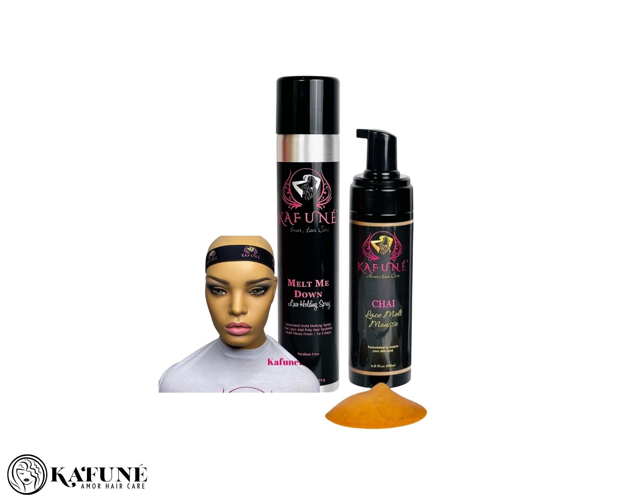 Kafune Melt Me Down Lace Melting and Holding Spray Hair for Lace Wig