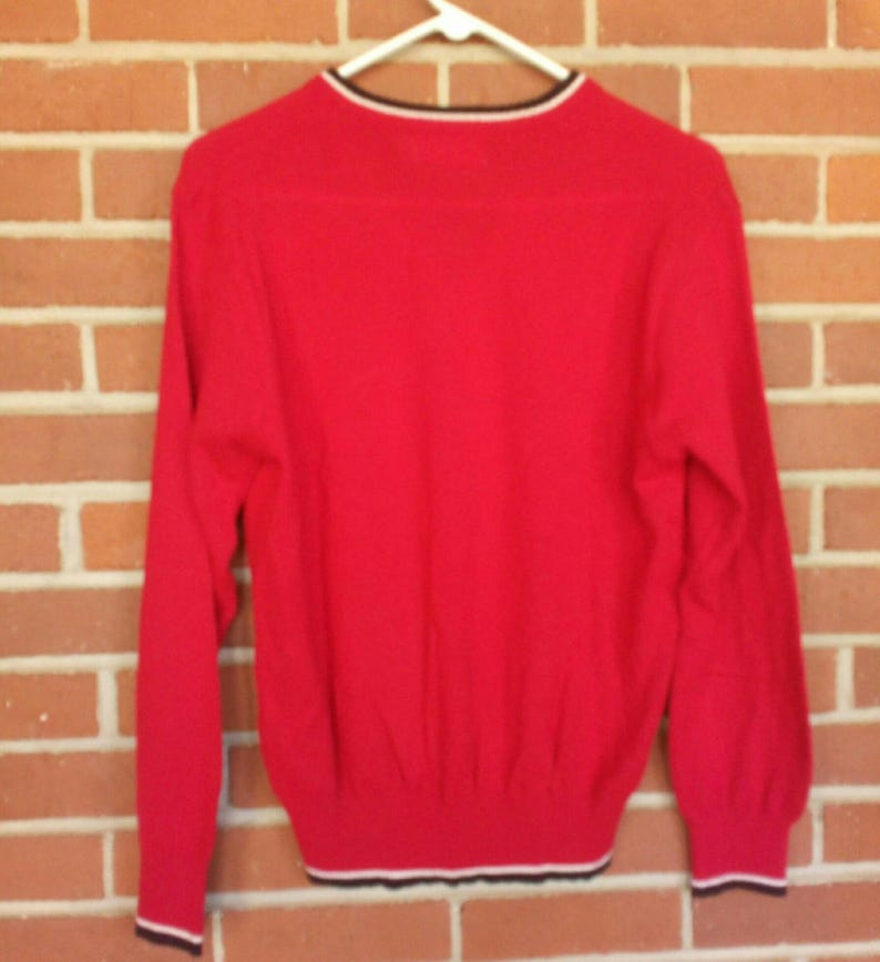 Vintage UGA V neck sweater 1960's College Wear Women's | Etsy