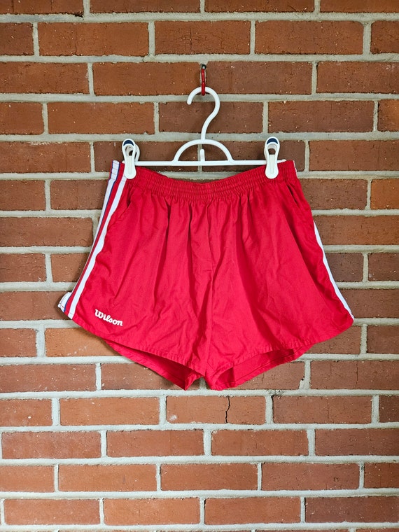1980's Swim Trunks Men's Athletic Wilson Shorts - image 1