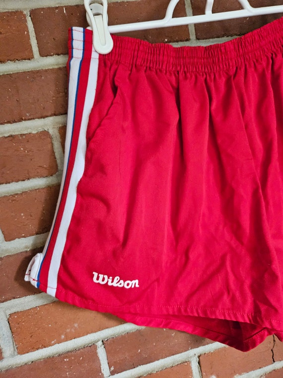 1980's Swim Trunks Men's Athletic Wilson Shorts - image 2