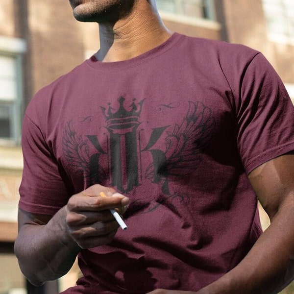 Kingly Shirt for Men King Tshirt, King Shirt Gift in Maroon, Navy, Olive, Forest Green, Cream and White, Mens Partyshirts for Him