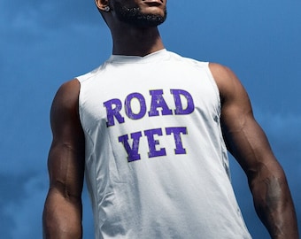 Men Soca Carnival Tank, Road Vet V-Neck White T-Shirt, Caribbean Jouvert Soca Fete Tee, Revelers Island Bacchanal Jersey