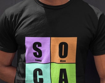 Camiseta del Carnaval de la SOCA, Camiseta de la Fiesta del Caribe, Camiseta de Trinidad y Tobago, Camiseta de Miami, Camiseta de Granada, Camiseta de Santa Lucía